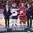 COLOGNE, GERMANY - MAY 21: Russia's Bogdan Kiselevich #55 and Finland's Sebastian Aho #20 were named Players of the Game for their respective teams following Russia's 5-3 bronze medal game win at the 2017 IIHF Ice Hockey World Championship. (Photo by Andre Ringuette/HHOF-IIHF Images)

